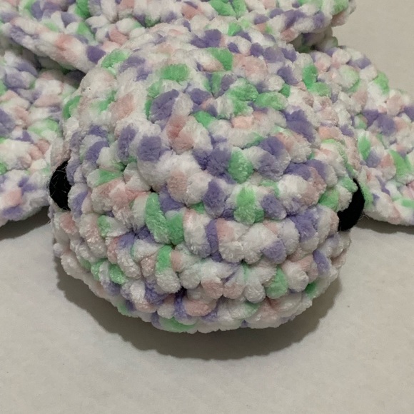 Sea Turtle Soft Stuffed Plushie Handmade Crochet Sea Turtle - Picture 6 of 13